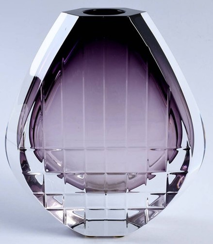 amethyst crystal vase baccarat